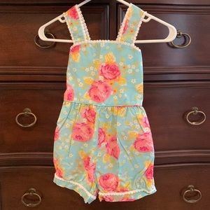Kelly’s Kids floral romper